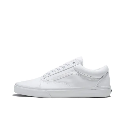 Vans Old Skool Collection Низкие Кроссовки для Скейтбординга Унисекс Белые