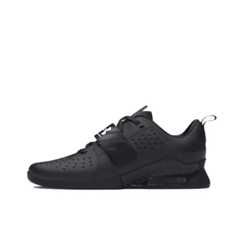 Under Armour Reign Lifter Slip-Resistant Abrasion-Resistant Low-Top Training Shoes Unisex Black Under Armour Reign Lifter противоскользящие устойчивые к истиранию низкие кроссовки для тренировок унисекс черные