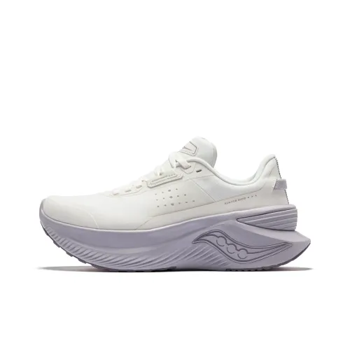 Saucony Shift Flow Lingxun Low Топ Беговые кроссовки Женские Бежево-фиолетовый