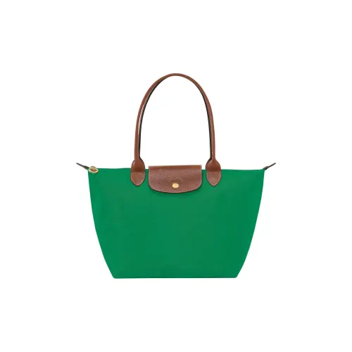 LONGCHAMP Покрытый полиамид холст тоут сумка сумка для покупок плечевая сумка женская зеленая