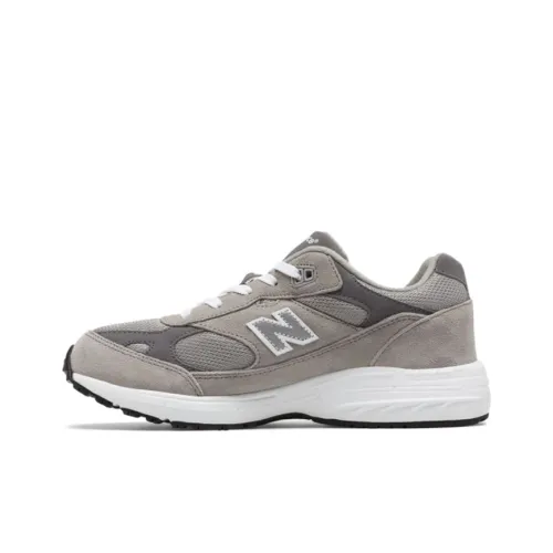 New Balance NB 993 Low Топ KIDS Lifestyle Shoes Серый Белый Подростки