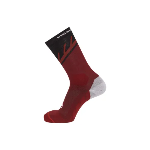 SALOMON Speedcross Crew Носки Унисекс 1 упаковка Красный Георгин