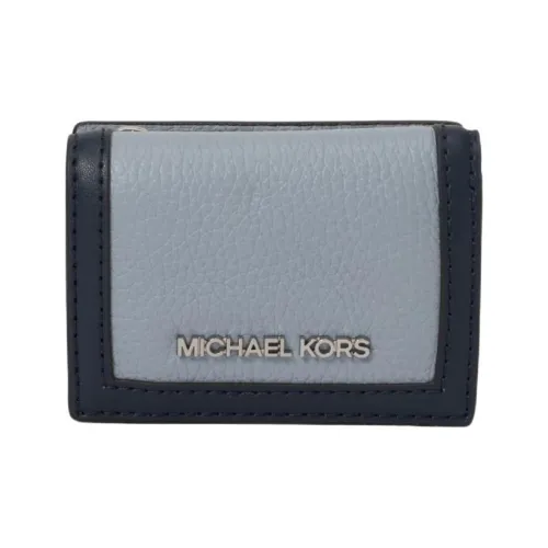 MICHAEL KORS Jet Set Travel Коровья кожа Кошелек Мини Женский Светло-синий и Многоцветный