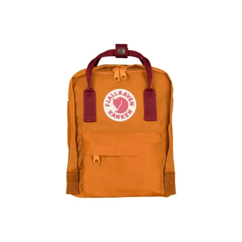 Fjallraven 7L Outdoor Backpack Сумка из винилового жженого оранжевого и красного цвета Женская