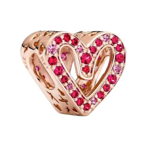 Pandora Copper Silver Alloy Charms Pendants Women's Multicolor Pandora Медный Серебряный Сплав Шармы Подвески Женские Многоцветный