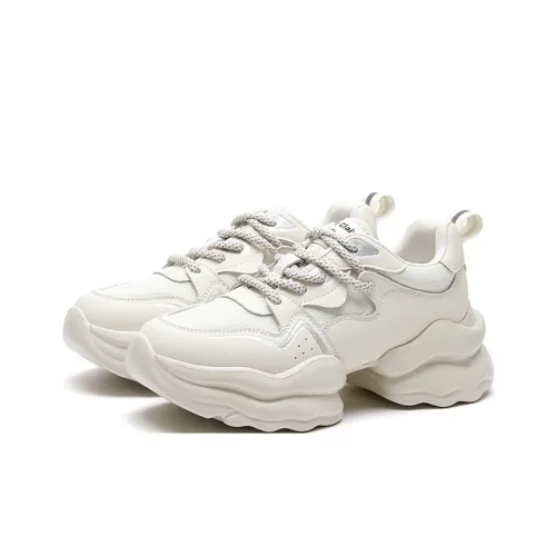 Marie Claire Амортизация противоскользящие устойчивые к истиранию увеличивающие высоту низкие топовые кроссовки с толстой подошвой женские