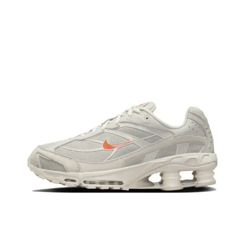 Nike Shox Ride Беговые кроссовки Низкий топ Экрю Унисекс