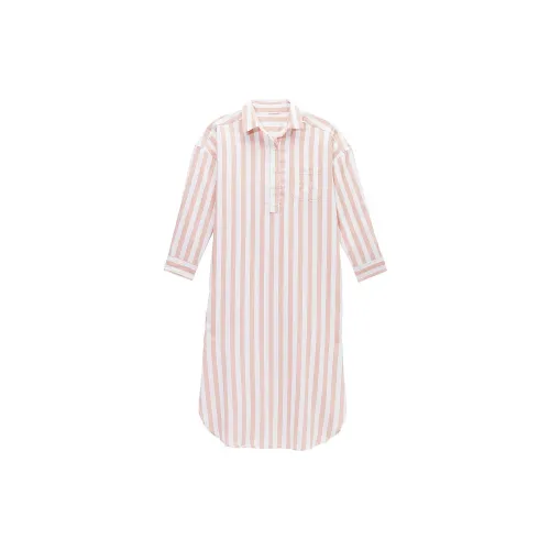 Victoria's Secret Модал Сон Туник Тостированный Сахар Полосы Ночная сорочка Женские Бэйкед Сахарные Стики