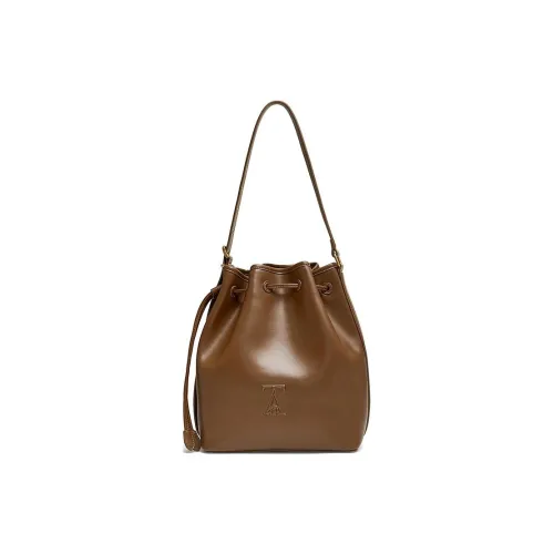 TATA Artificial Leather Shoulder Bag Small Women's Brown Black TATA Искусственная кожа Сумка через плечо Маленькая Женская Коричневая Черная