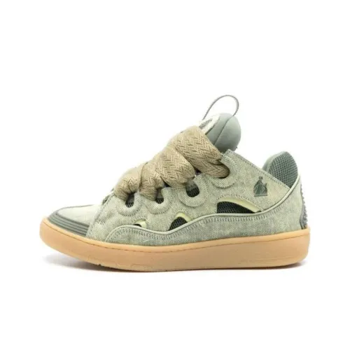 Lanvin Низкие кроссовки для скейтбординга женские зеленые