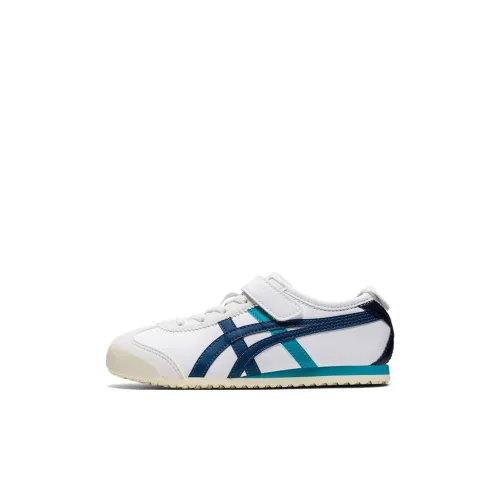 Onitsuka Tiger MEXICO 66 Противоскользящий устойчивый к истиранию низкий топ Спортивная повседневная обувь Белый синий