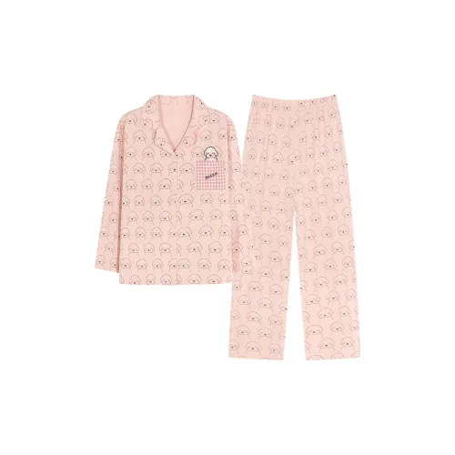 MOOLMEYNO Пижамный комплект женский розовый