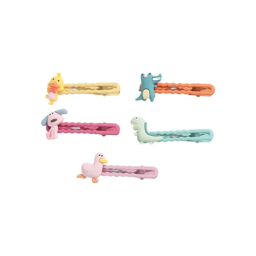 Yiru Сплав Смола Маленькие Заколки для волос с животными дружелюбные для детей