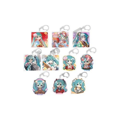 CRUX Hatsune Miku Kyoto Акустический кулон с подвеской на ключи аниме тематика