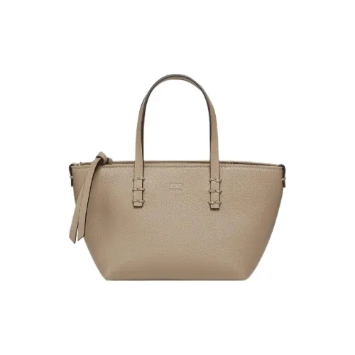 FENDI Roll MiniМини-сумка Selleria Серо-коричневого Цвета, Прошитая Вручную 62 Стежками