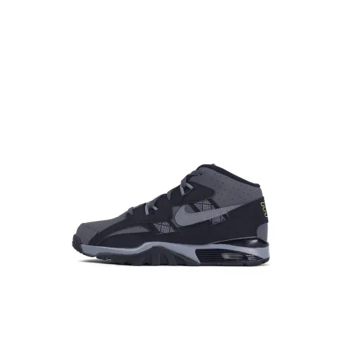 Nike Air Trainer SC противоскользящий устойчивый к истиранию MID топ KIDS Lifestyle Shoes черный серый