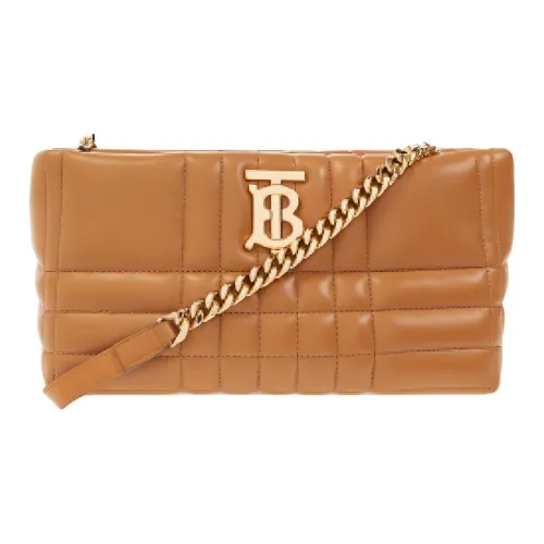 Burberry Lambskin Crossbody Bag Shoulder Bag Women's Brown