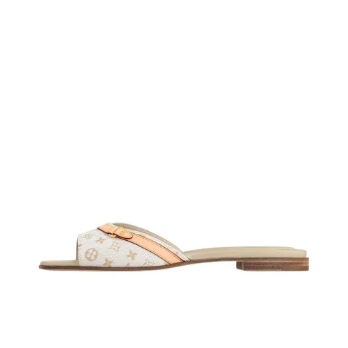 LOUIS VUITTON Revival Слипоны Женские Бежевые