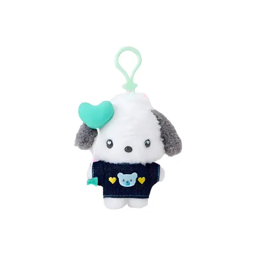 Санрио DENIM Collection Plush Кукла Pocchaco Брелок 12 см Рекомендуемая высота
