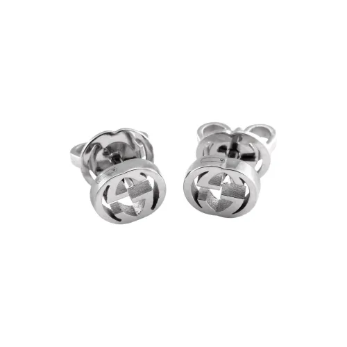 GUCCI Серьги-гвоздики Унисекс Серебряные