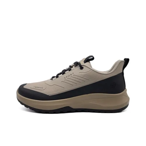 Auron Мужские повседневные туфли Low Top Khaki Мужские