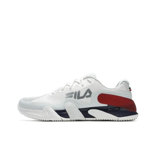 FILA Низкий Топ Теннисные Кроссовки Мужские Белые Серые
