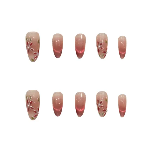 XIAMEIYU Груша Цветение Кошачий глаз False Nail Овал 22 мм