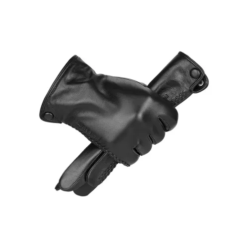 PIERRE CARDIN Овчина Перчатки Мужские Черные