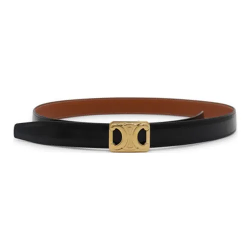 CELINE Кожаные ремни Женские Коричневый