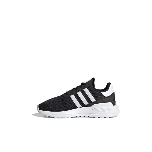 Adidas Originals La Trainer Lite Дышащая Спортивная Повседневная Обувь Черный Белый Для Детей Возрастом 3-7 Лет