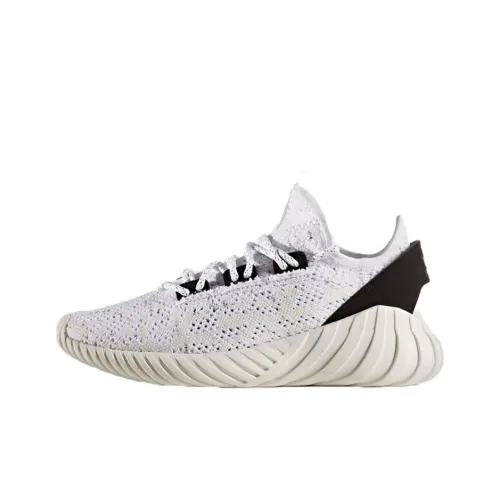 Adidas Originals Tubular Doom Sock Primeknit J Low Топ KIDS Lifestyle Shoes Серый Белый