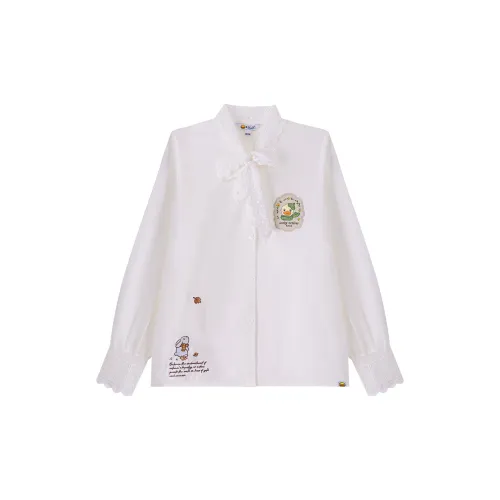 B.DUCK Collaboration Экрю Женские Рубашки