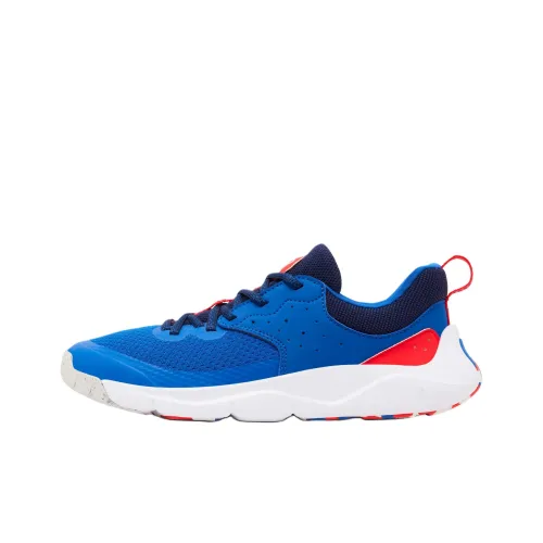 DECATHLON Противоскользящий устойчивый к истиранию низкий топ детские беговые кроссовки синий подростки