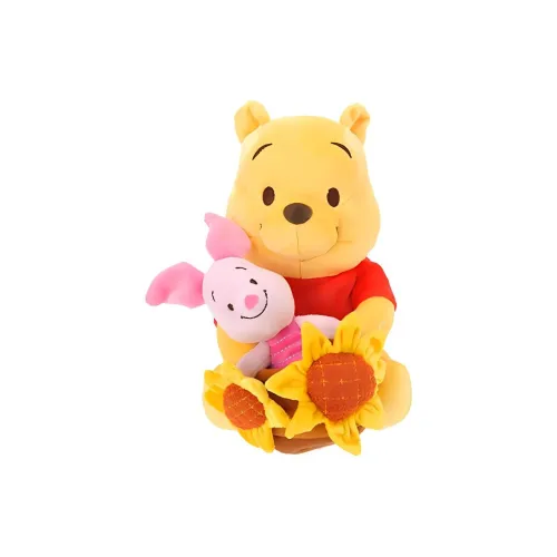 Disney Коллекция подсолнухов Винни-Пух и Свинка Пиглет Плюшевая кукла 19 см Высота