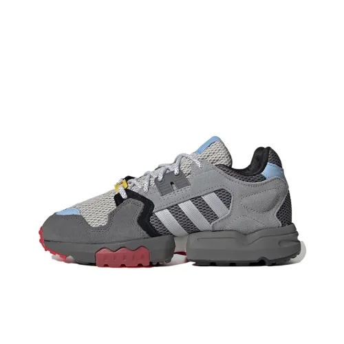 Ninja x Adidas Originals ZX Torsion J Дышащая и противоскользящая спортивная повседневная обувь Серый Черный Подростки