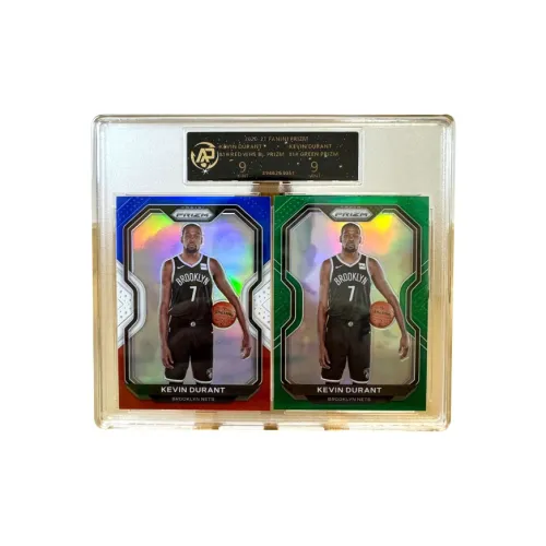 PANINI Kevin Durant Баскетбол Net Трехцветный Fold Зеленый Fold Звезда Карта 9 9 Points Refringer Сертифицированные карточки 2 шт