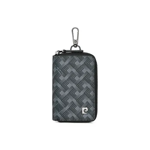 PIERRE CARDIN Ткань Key Pouch Стандартный Мужской Черный