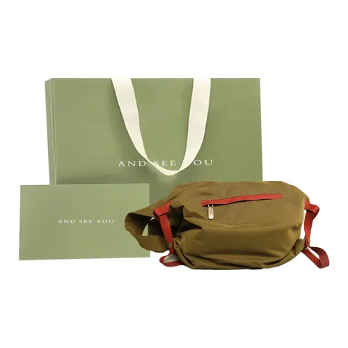 ANDSEEYOU Хлопок Сумка через плечо Сумка на плечо Стандартная Женская Армейский зеленый Черный