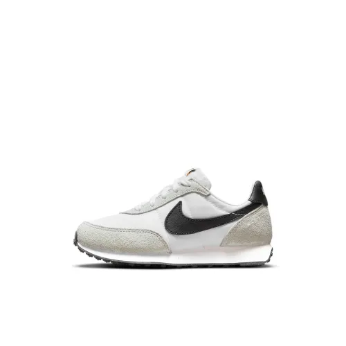 Nike Waffle Trainer 2 Low Топ KIDS Lifestyle Shoes Белый абрикос Черный Children Возраст 3-7 лет