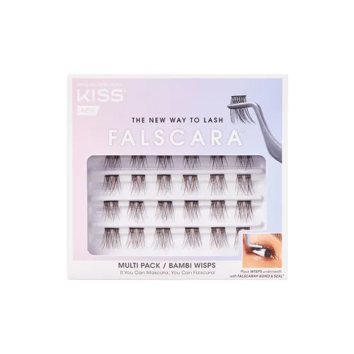 KISS NEW YORK Falscara Trilogy Накладные ресницы Толстый стиль Естественный удлинение Стиль Подчеркивание глаз Сегментированный Подсолнух