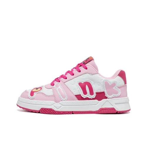 Disney Strawberry Bear Series Устойчивые к истиранию Легкие и Дышащие Низкие Кроссовки для скейтбординга Женские Розовые