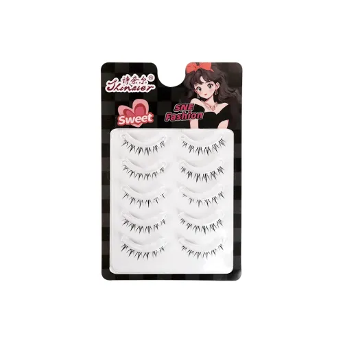 ZHENZHENSHINAIER Entire One Piece Маленький Flame Ultra Fine Natural Thorns Lower Eyelashes