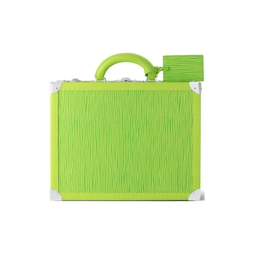 LOUIS VUITTON EPI Кожа Твердый Чехол Унисекс Неоновый Зеленый