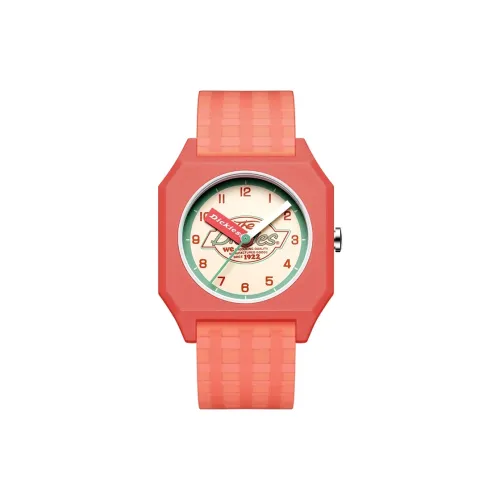 Dickies DOPAMINE Наручные часы Кварцевый механизм Силиконовый ремешок 31 Белый циферблат Женские часы