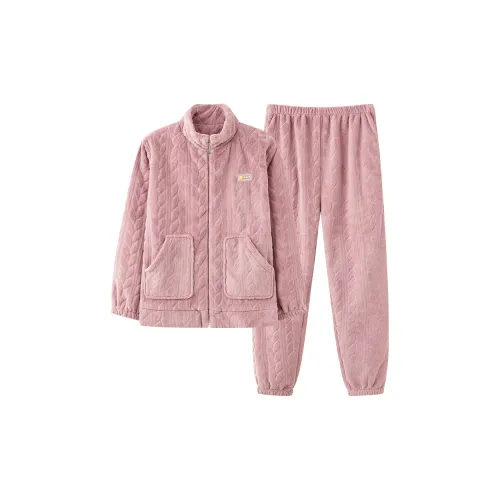 Mulong Family Пижамный комплект Женские Розовый