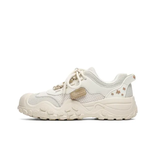 Feiyue Casual Низкий Топ Бежевый Серый Женский