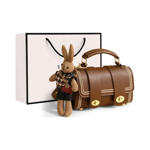 VINEY Сумка через плечо из коровьей кожи сумка обычная женская коричневая