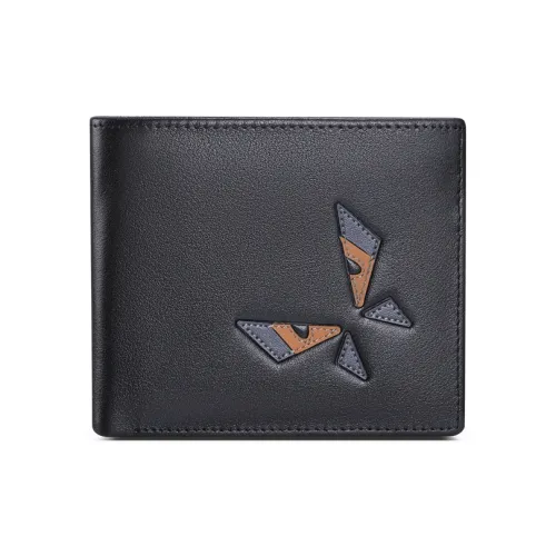 POLOMEISDO Топ Коровья Кожа Красный Камень Кошелек Бизнес Кошелек Стандартный Мужской Черный