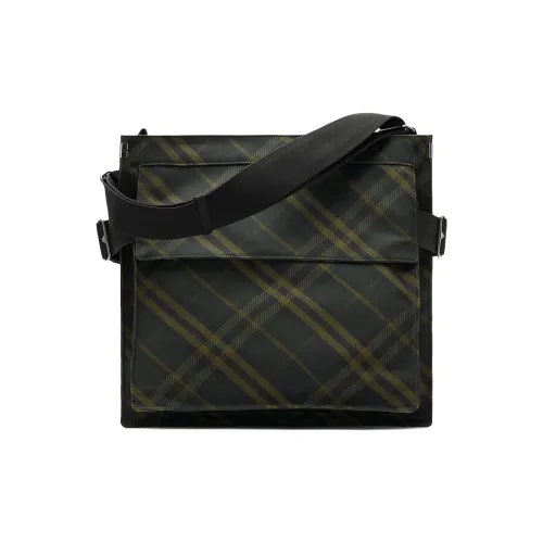 Burberry Полиэстер Сумка через плечо Сумка на плечо Средняя Мужская Тень Зеленая