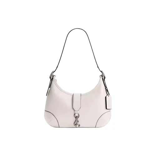 COACH Hamptons Кожа Сумка-хобо Сумка Сумка через плечо Большая Женская Мел Белый